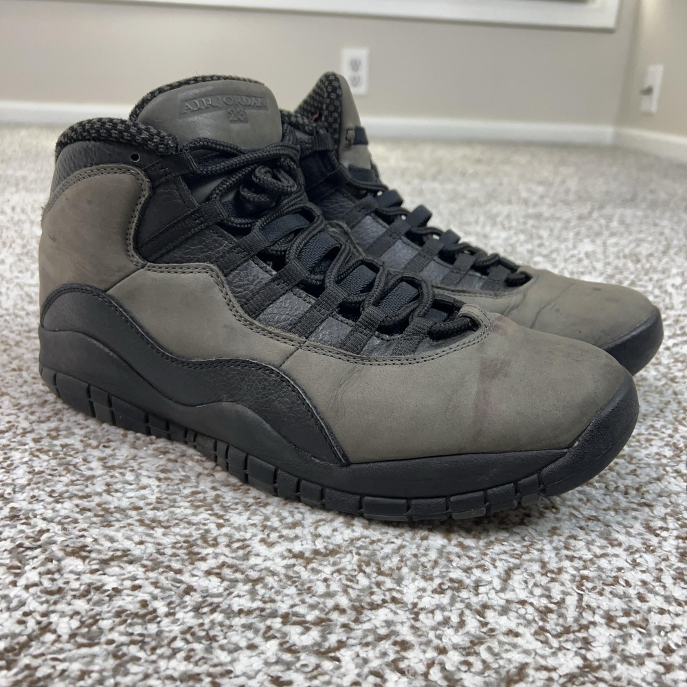 Jordan Shoes Mens Size 11 Gray Air Jordan 10 Retro Shadow Basketball Sneakers